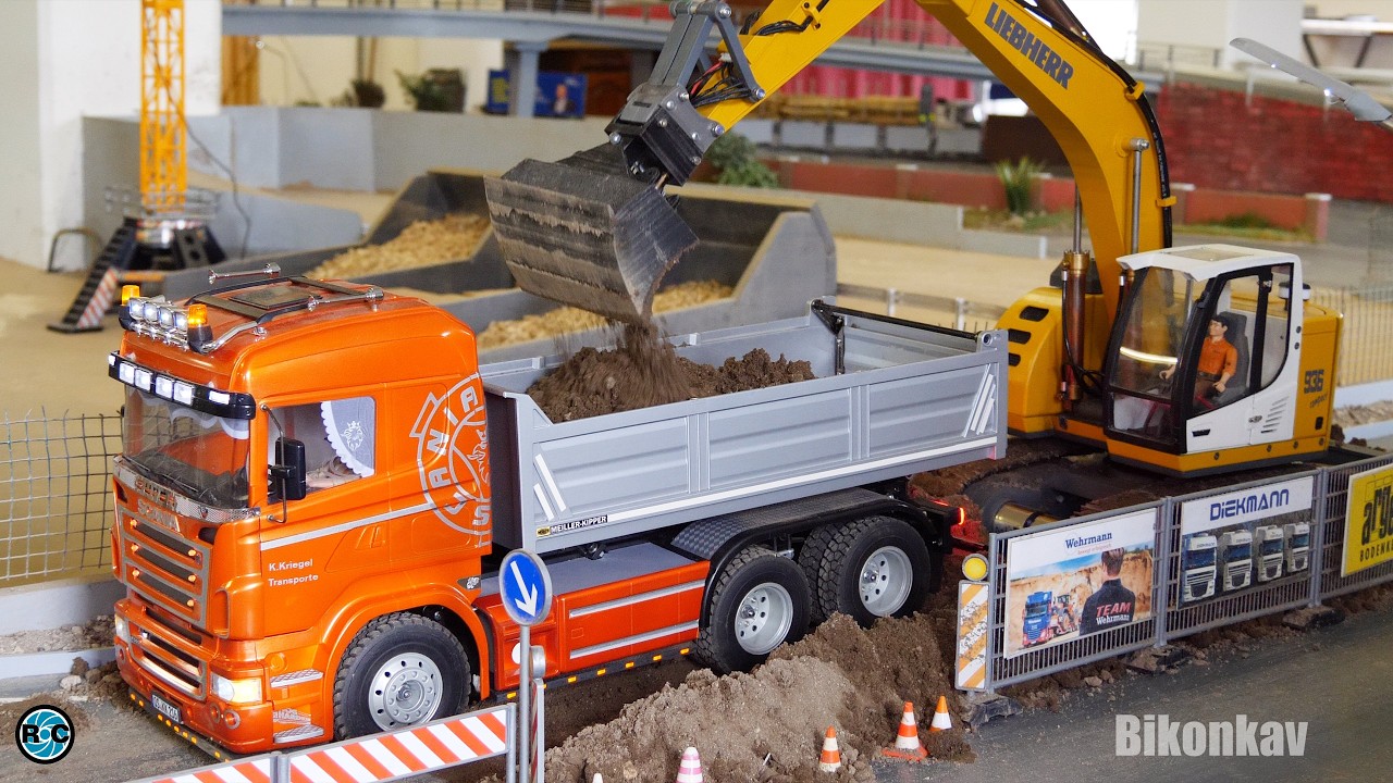 TAMIYA RC TRUCKS AND TRAILERS - 1/14 SCALE RC CONSTRUCTION EQUIPMENT @ MTC OSNABRÜCK
