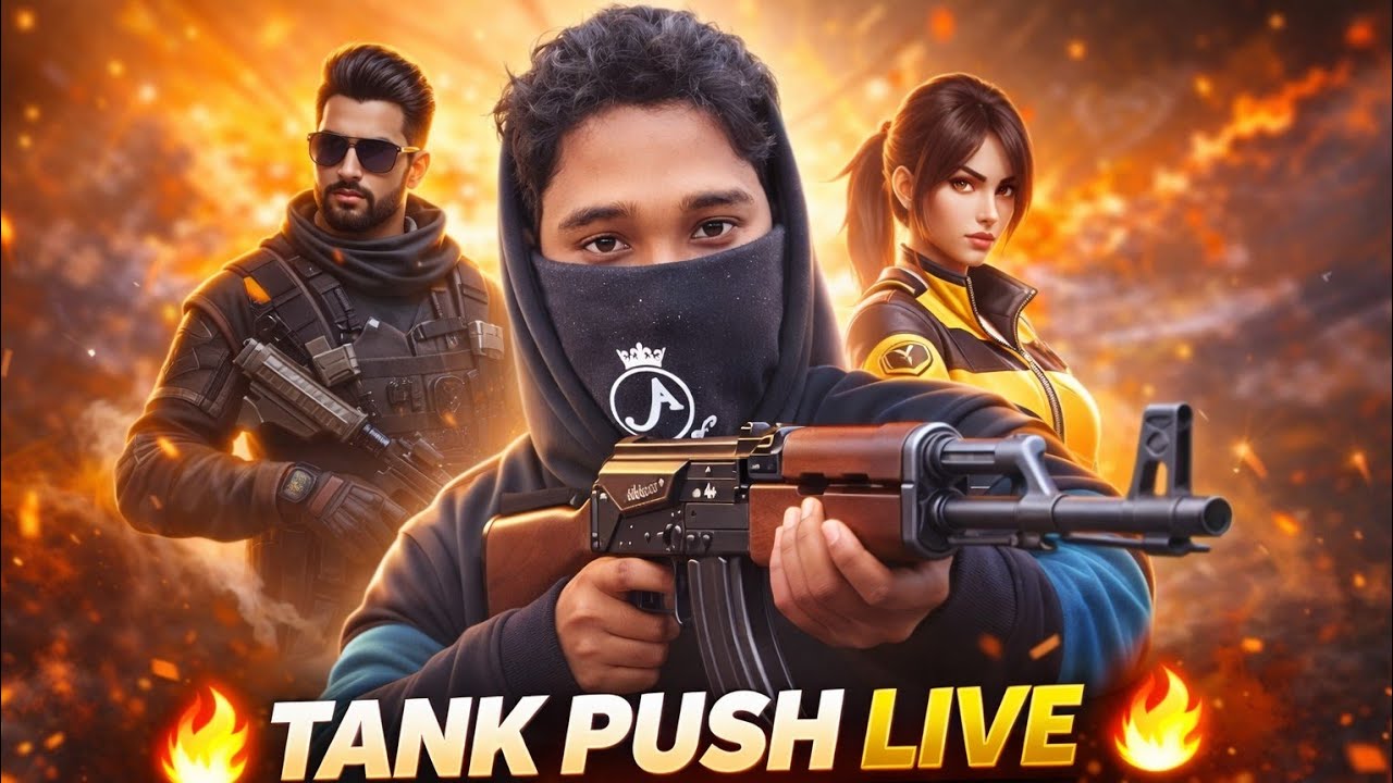 LIVE🔥 Free Fire Battle – একাই পুরো স্কোয়াড ধ্বংস! | Mostakim’s Gamezone