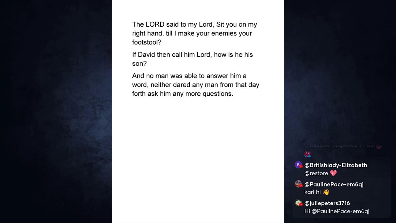 Daily Bible Reading Exodus 19 Psalm 22 and Matthew 22