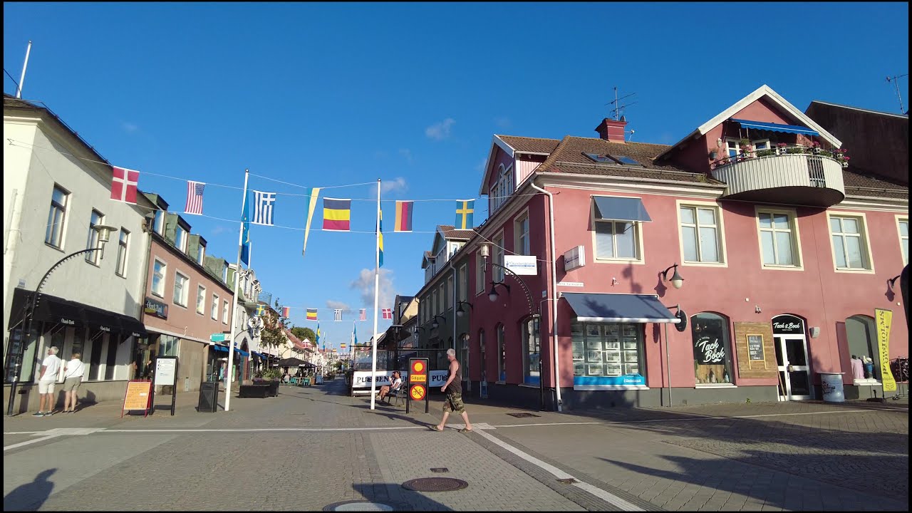 Walking tour of Borgholm on Öland, Sweden