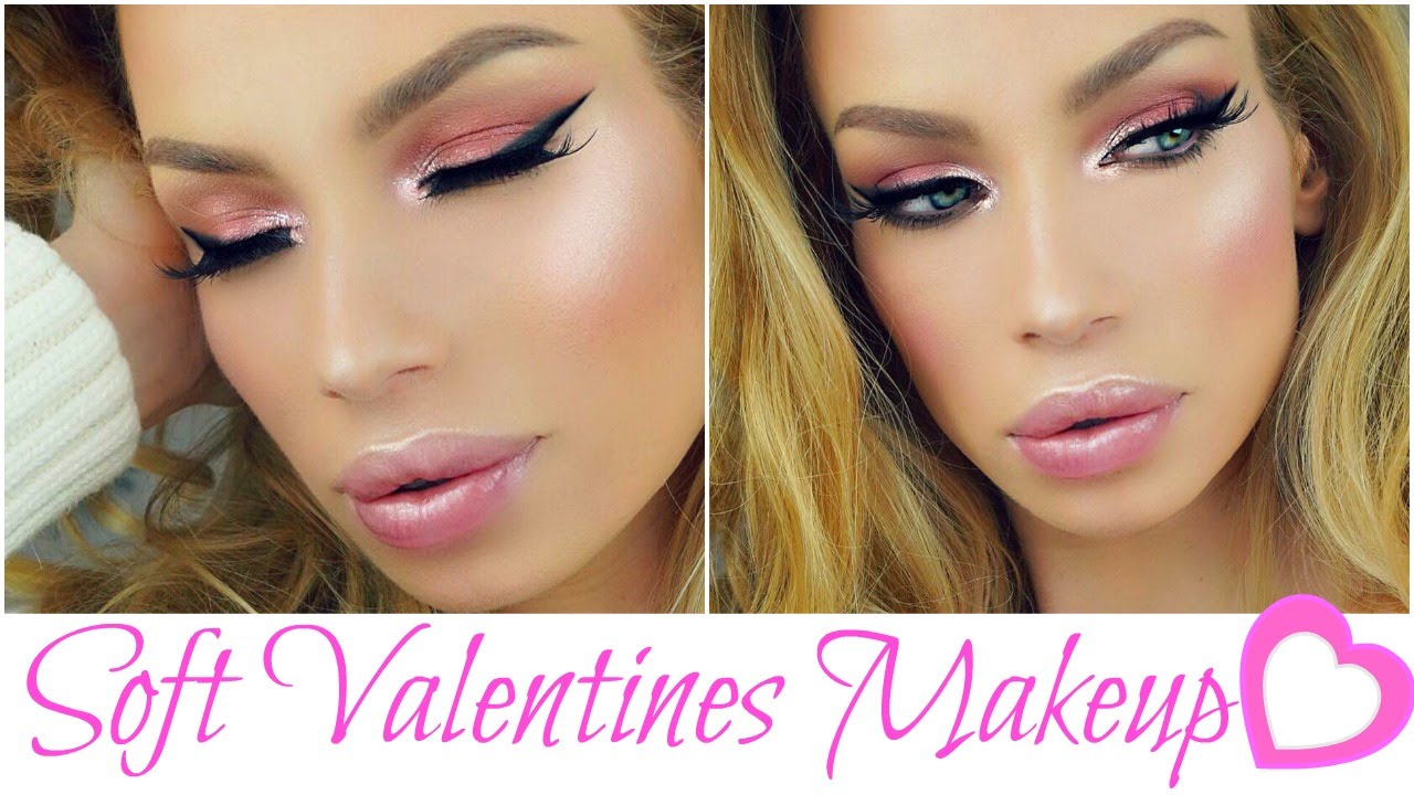 Soft Pink Valentines Day Makeup Tutorial