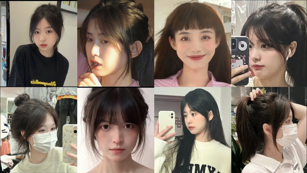 🎀 Một Số Kiểu Tóc Mái Cực Xinh Trên Douyin 🌈🙆‍♀️Tiktok China #1
