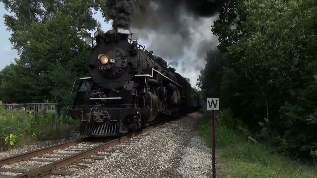 Pere Marquette #1225 in Howell Michigan