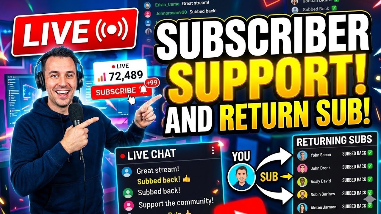 📈✅ Live Subscribe INCREASE 📈 TO NEXT LEVEL 🔥👍 LIVE SUPPORT 🙏 TO JOIN MY CHANNEL ✅ CLICK SUBSCRIBE ✅📈