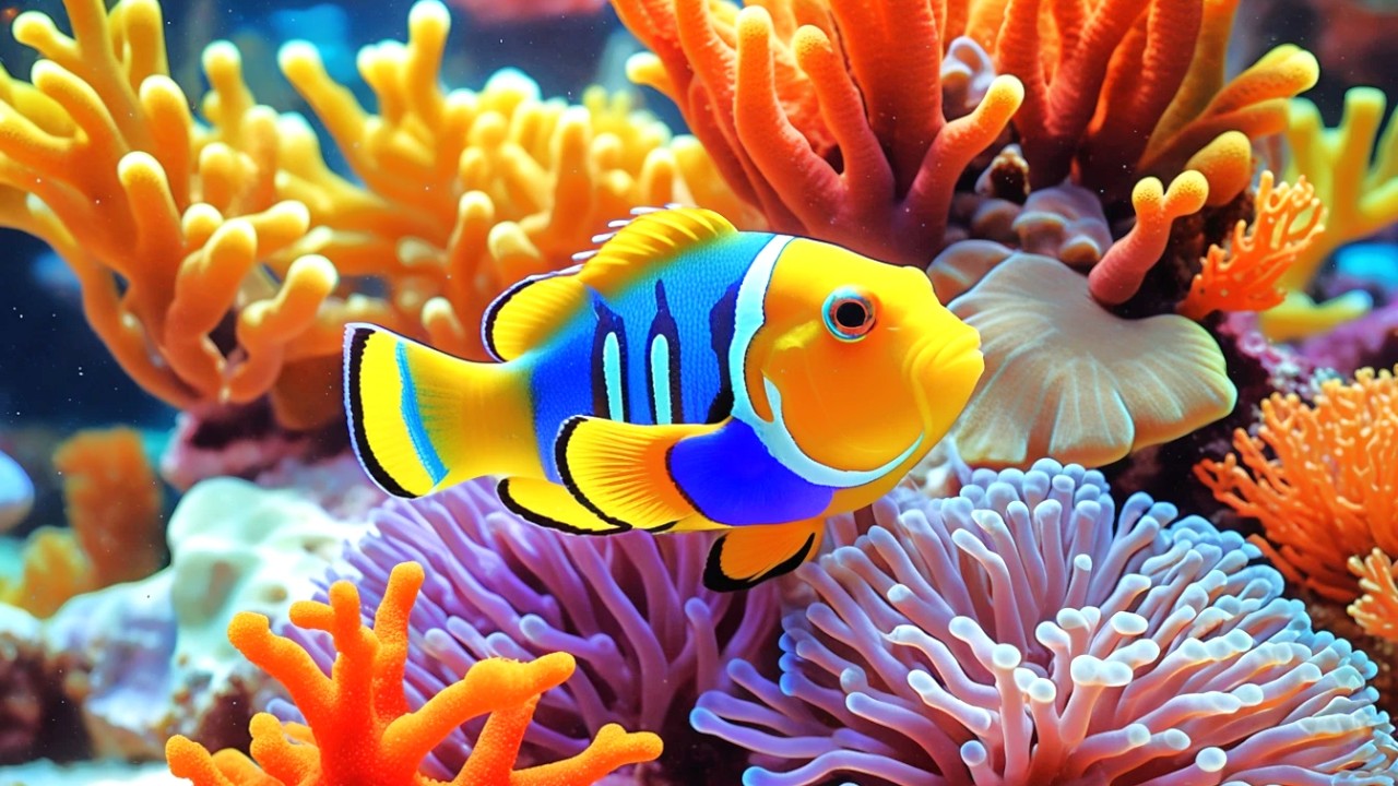 The Best 4K Aquarium - Dive Into The Mesmerizing Underwater Realm, Sea Jellyfish, Coral Reefs . #9