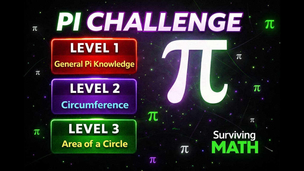Pi Day Challenge! 3 Levels of Pi Questions! Can You Beat Level 3?