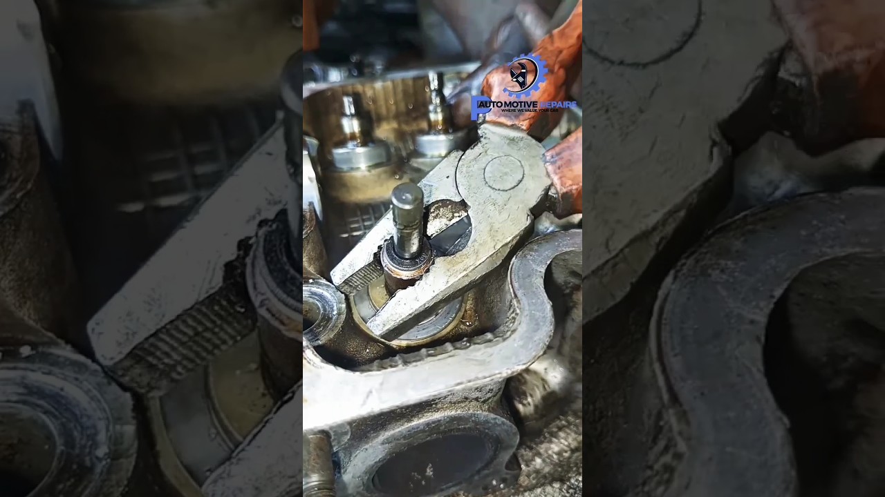 Valves seal replacement. #automobile #subscribetomychannel
