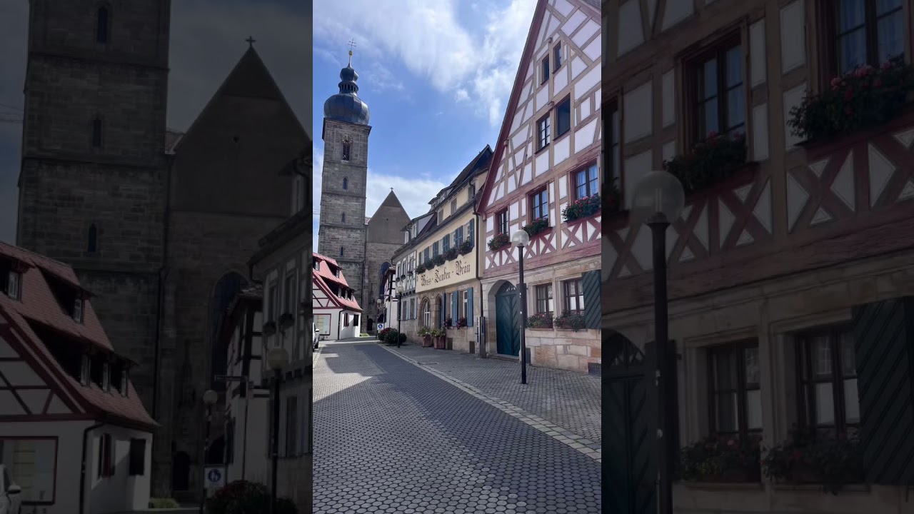 Forchheim, Germany, die Stadt meiner Vorfahren Hugenotten. #travel #fr&auml;nkischeschweiz