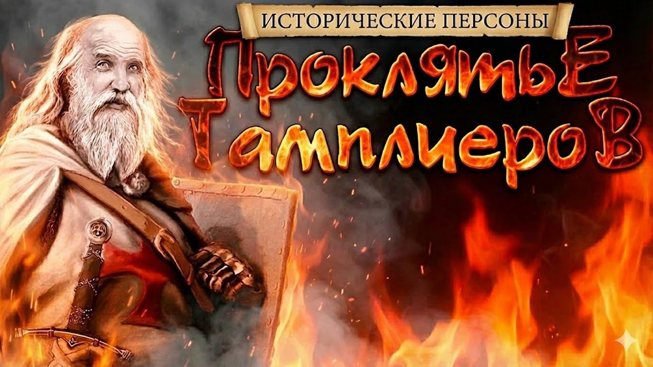 ПРОКЛЯТЬЕ ТАМПЛИЕРОВ ⛨ Жак де Моле и Филипп IV Красивый: как погиб Орден и начались Проклятые короли