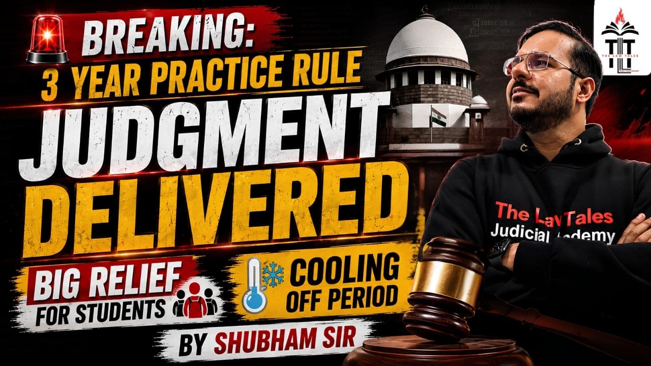 3 Year Judgment 2026| Big Relief for the students| Cooling off Period| By Shubham sir