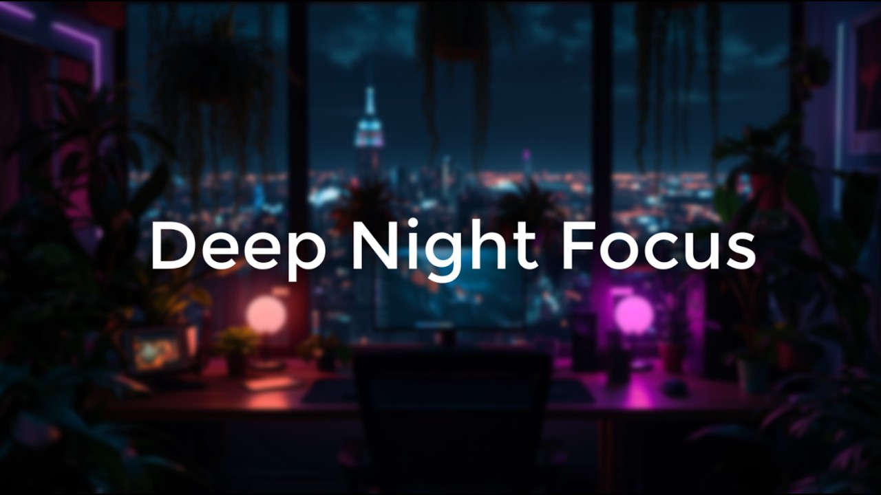 LoFi Hip Hop ⭐ Deep Night Focus 🌙 Music for Study & Late Night Work