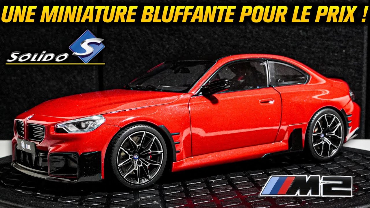 La NOUVELLE BMW M2 G87 de chez Solido à l'échelle 1/18 ème est VRAIMENT BLUFFANTE ! LA PERFECTION ?