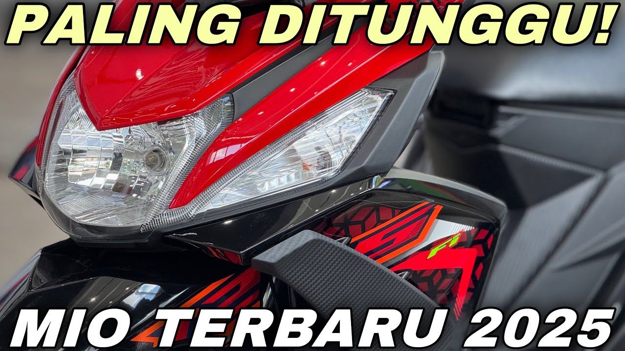 YAMAHA MIO M3 TERBARU 2025 MERAH HITAM