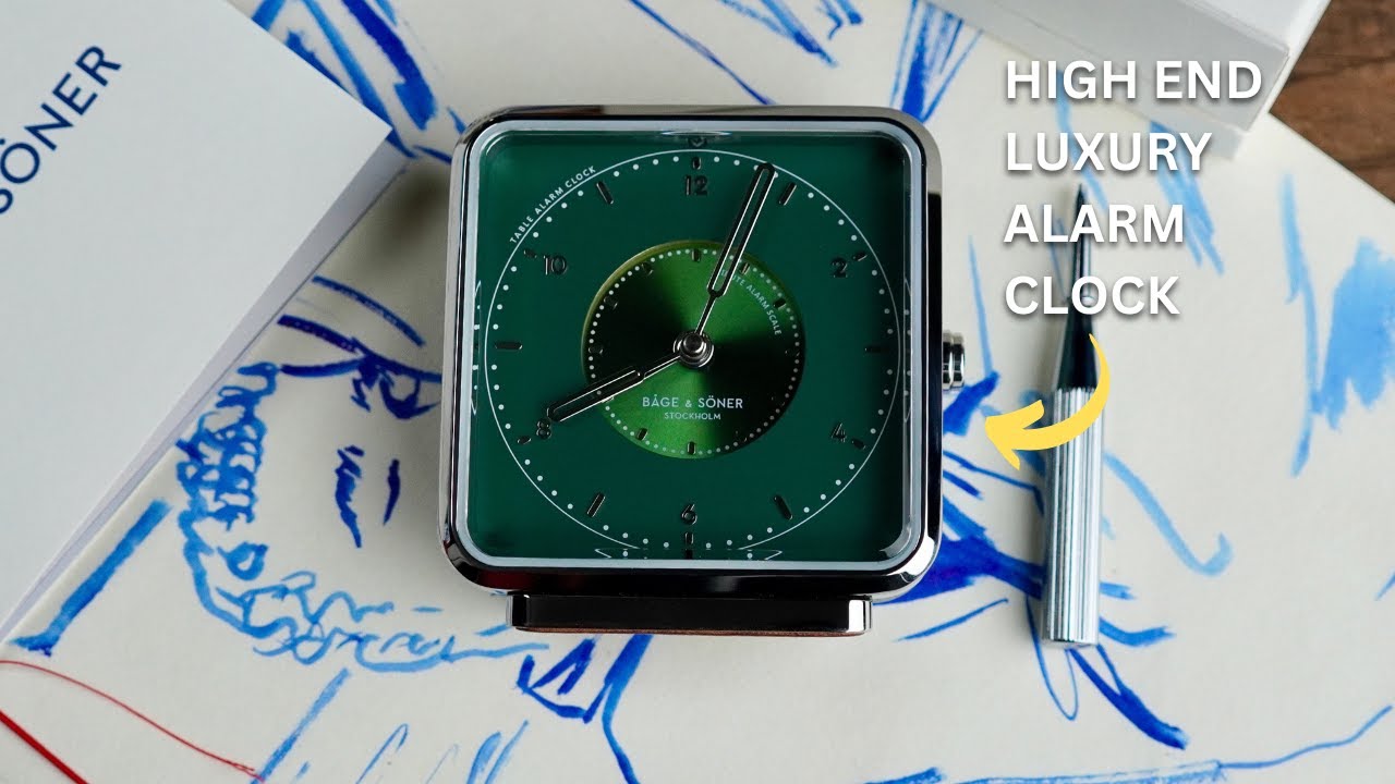 Luxury Alarm Clocks Redefined: B&aring;ge & S&ouml;ner Table Clock Review