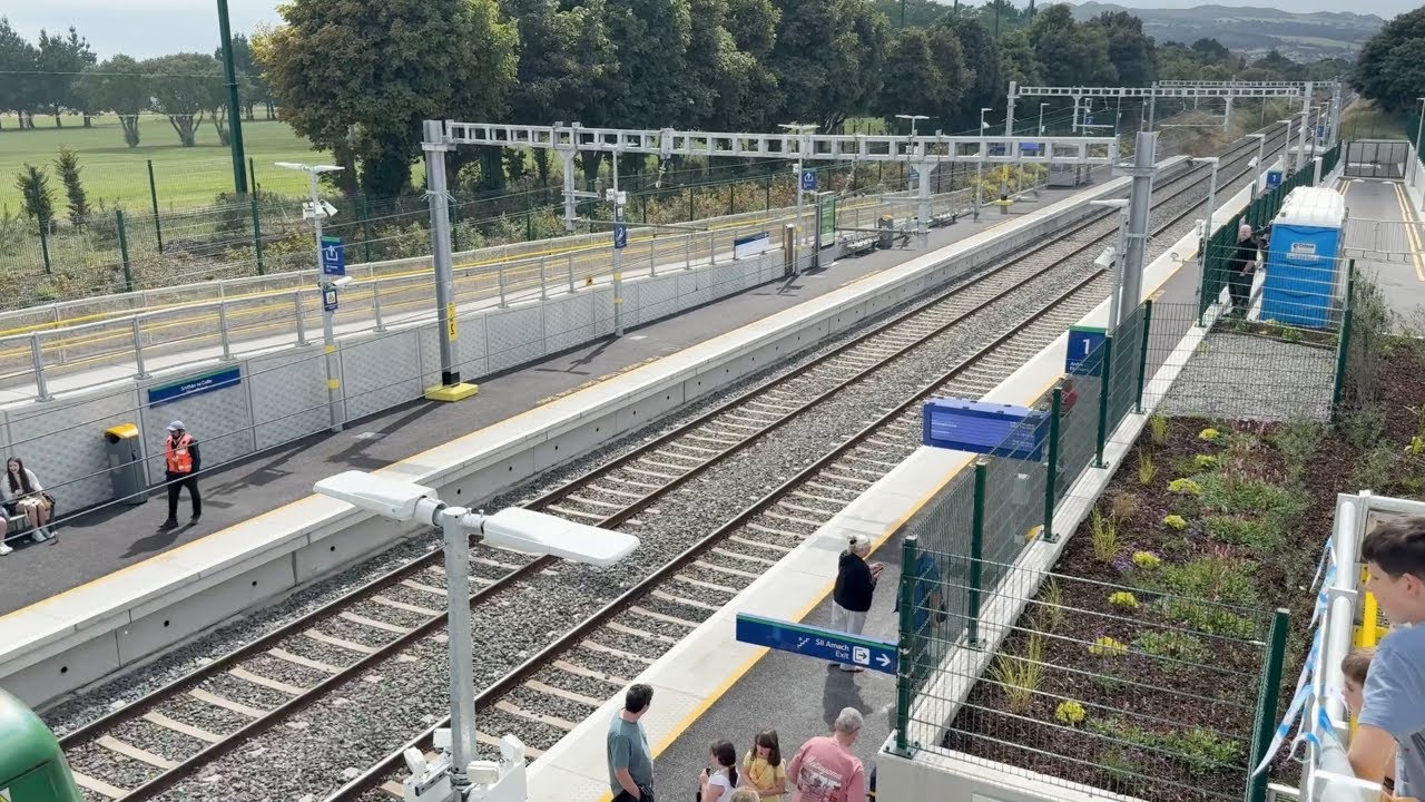 Commuters welcome new Dart station Woodbrook in south Dublin