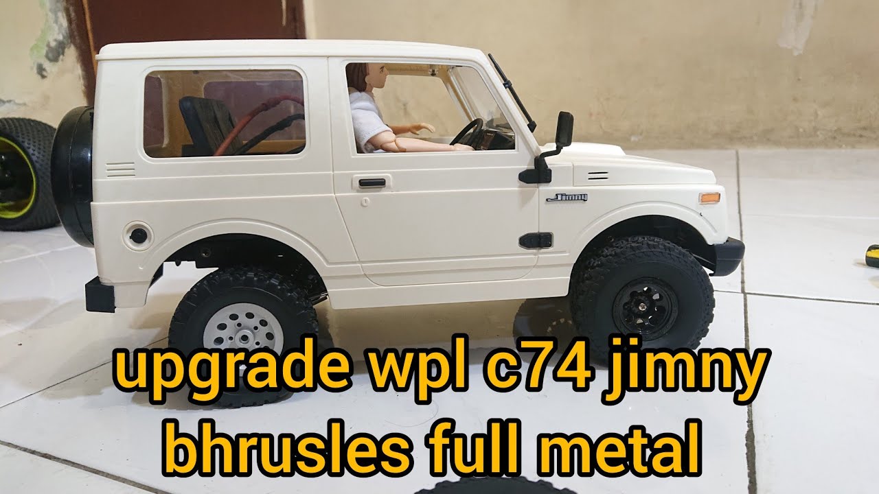 wpl c74 jimny upgrade bhrusles full metal #wpl #WPLc74 #upgrade #rccar