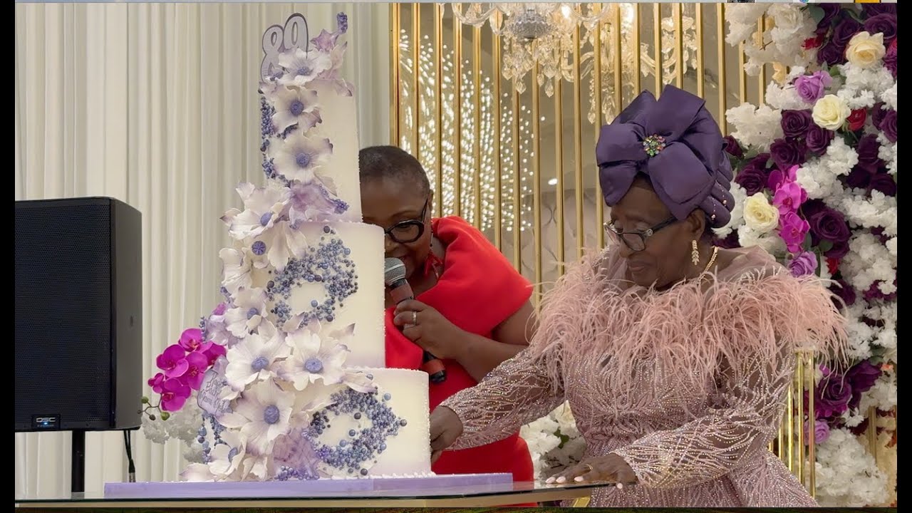 Celebrating Mama Mosi'd 89th Birthday: Cake Cutting