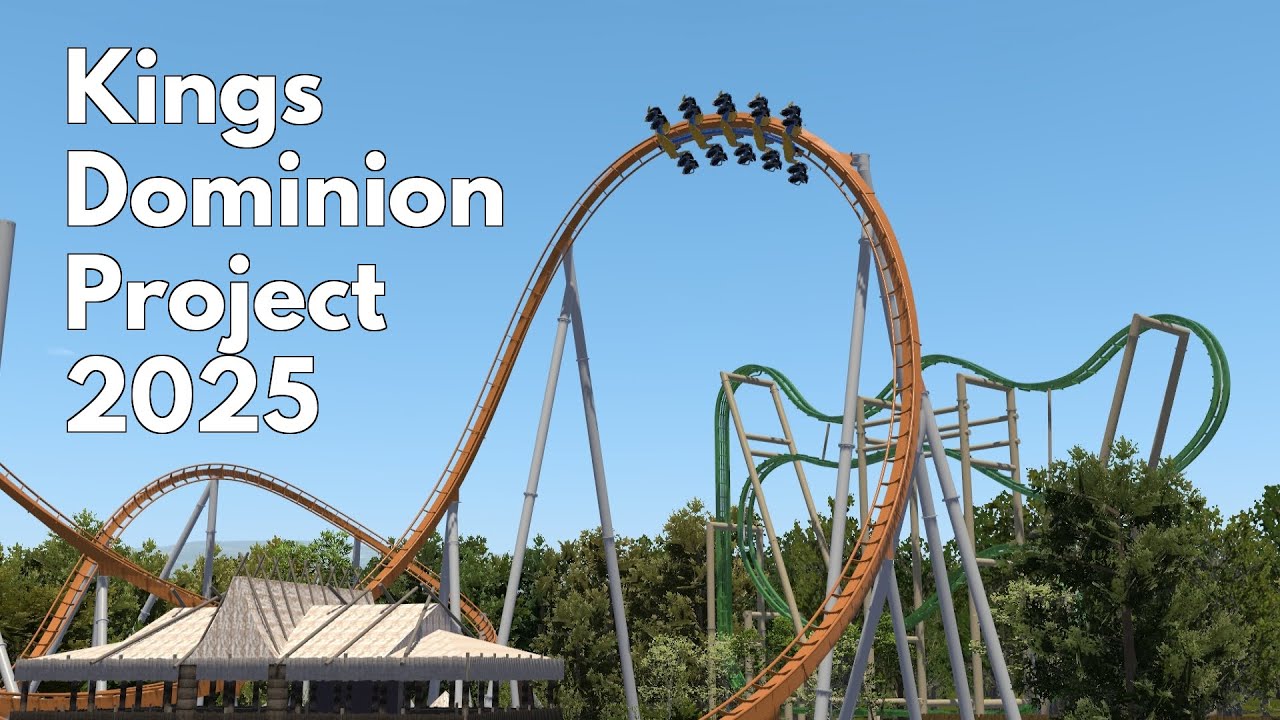 Kings Dominion Project 2025 | B&M Launched Wing Coaster | NoLimits 2 Pre-Creation