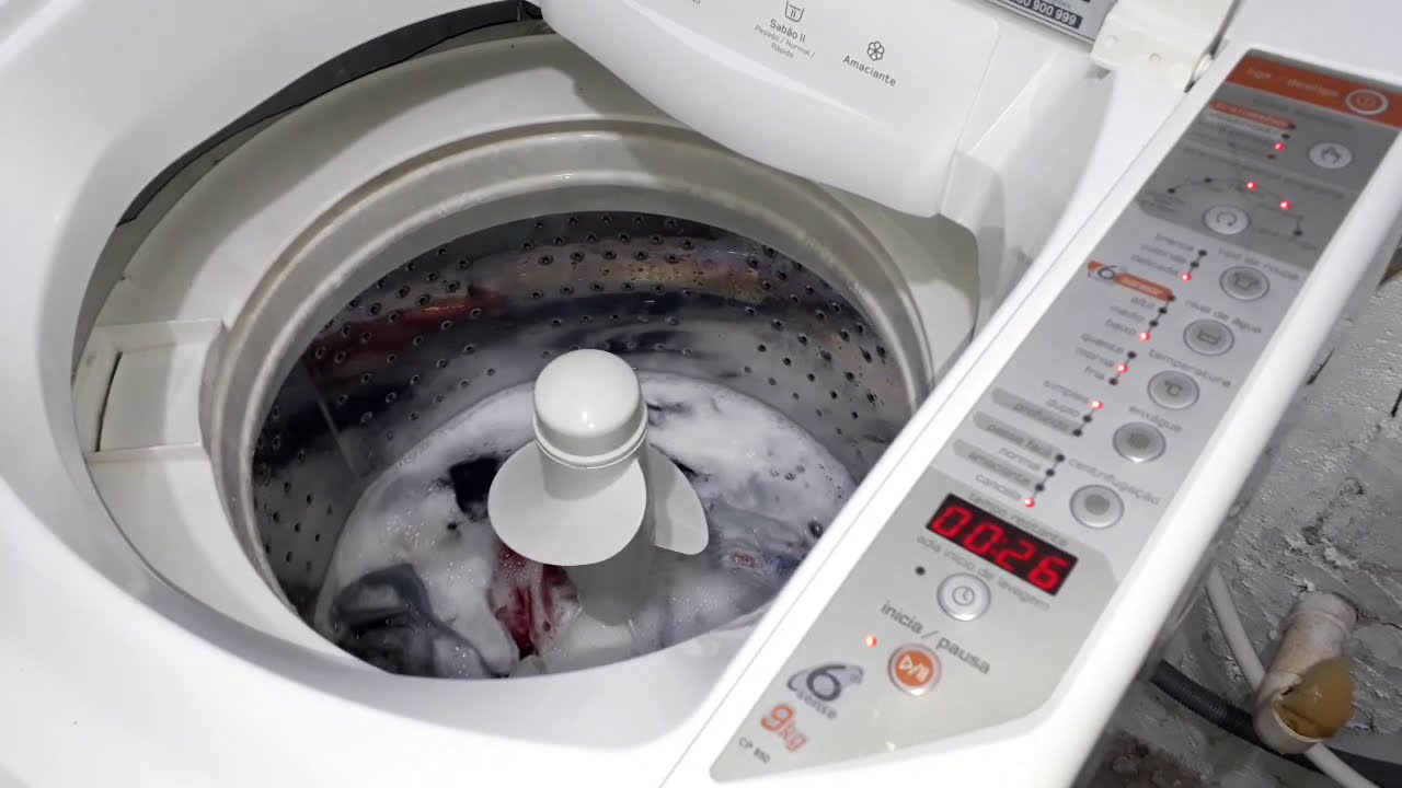Lavadora Brastemp sexto sentido 9kg