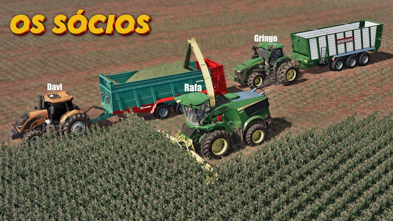 Farming simulator 22 | Construí o frigorífico | Colhendo silagem | Os sócios #39