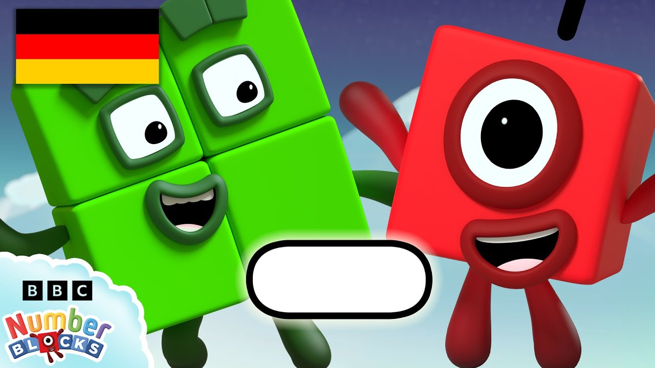 Super Subtraktion mit Zahlenblock Eins | Mathe f&uuml;r Kinder | @numberblocksdeutschOffizieller