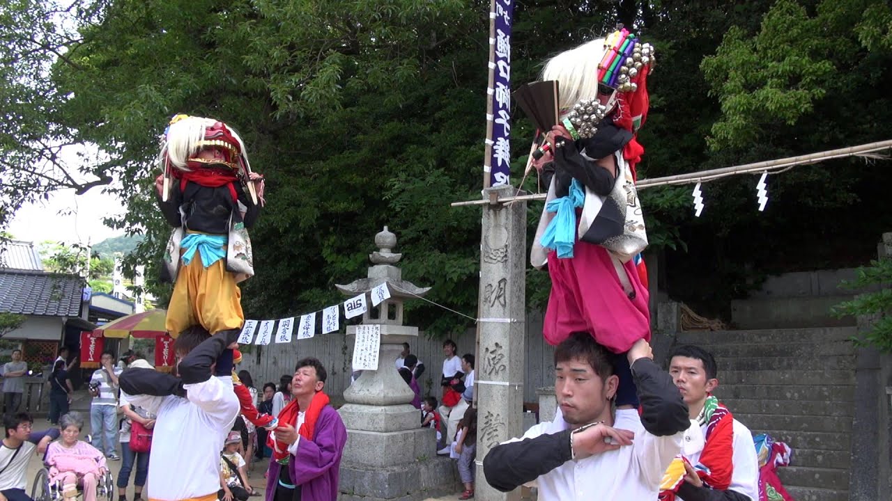 今治春祭り　潮早神社(樋口獅子舞）
