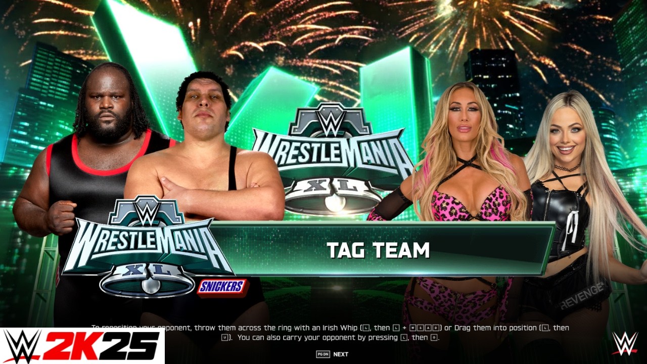 WWE 2K25 LIVE GAMEPLAY (POWER VS POWER)