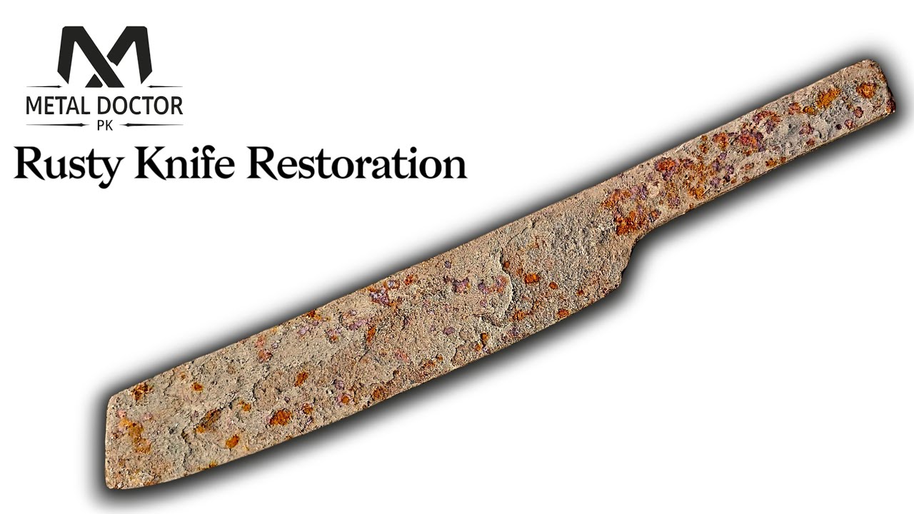 Rusty Knife Restoration | From Old & Damaged to Sharp & Shiny