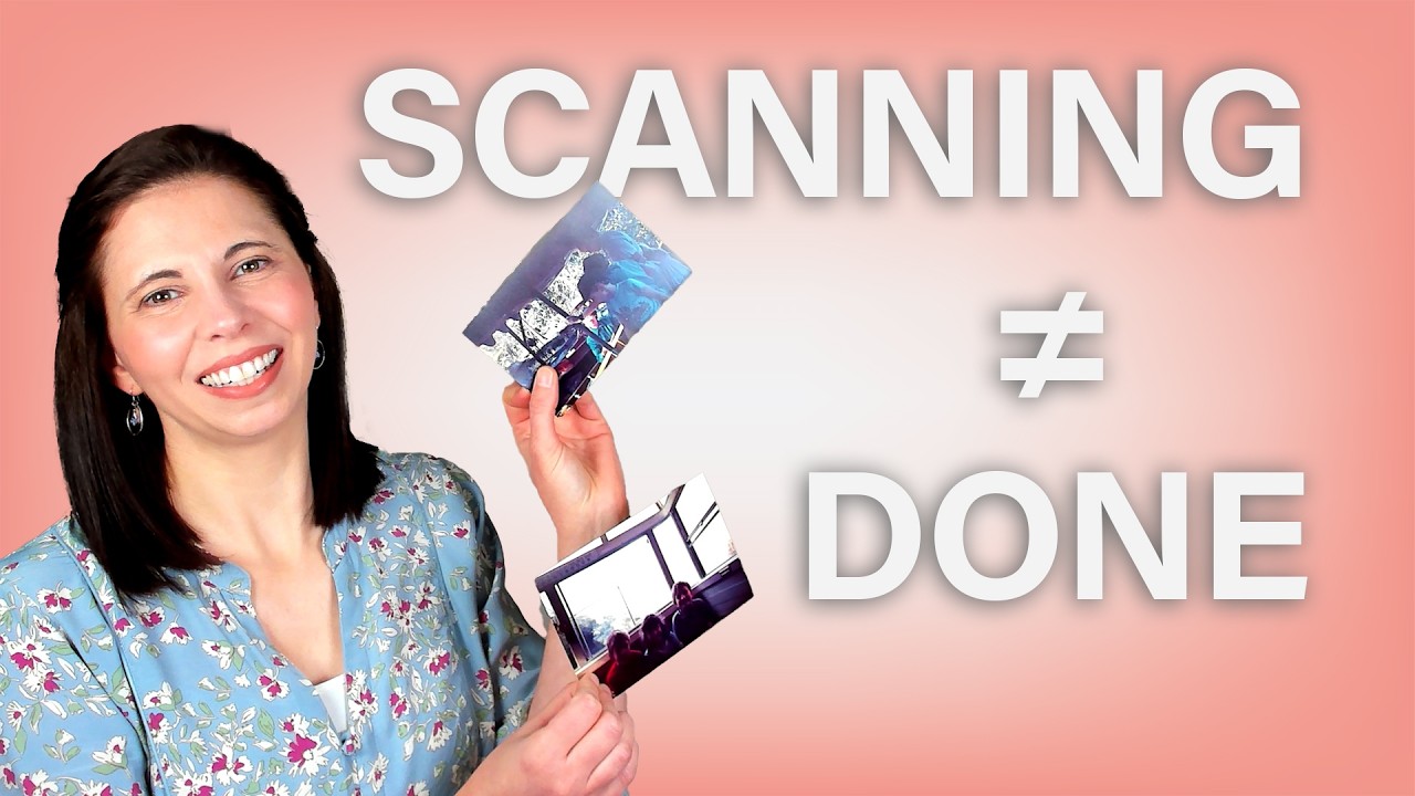 Что следует сделать после сканирования фотографий?