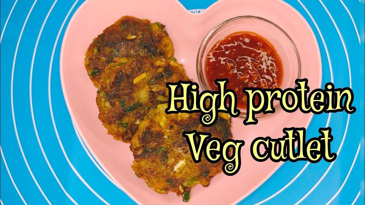 High protein veg cutlet|healthy snacks| soyachunk cutlet