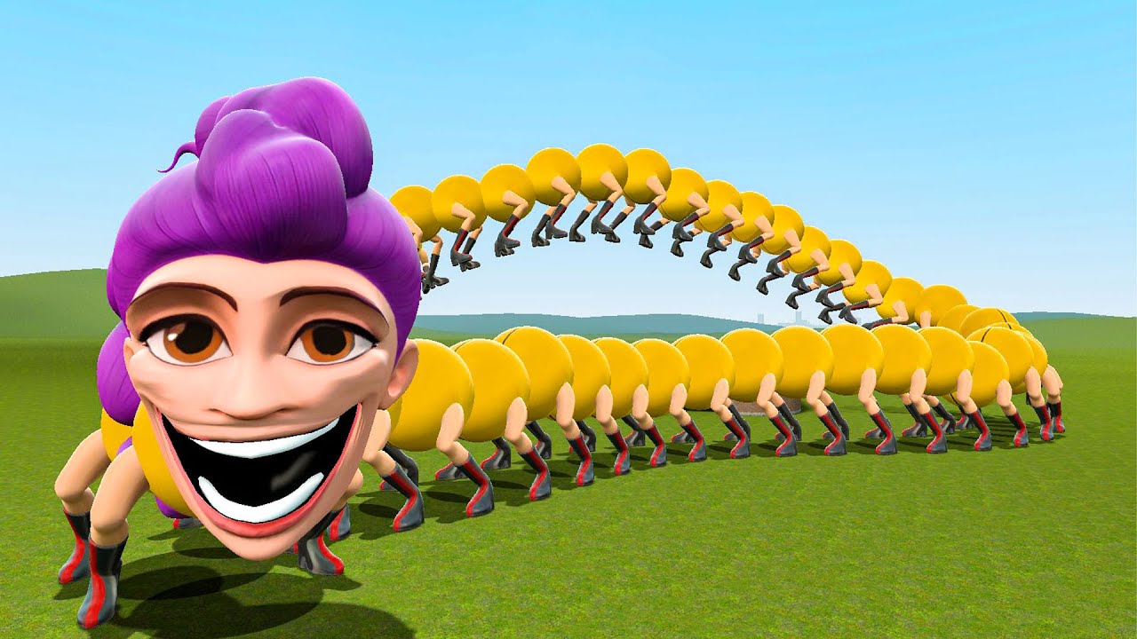 I FOUND NEW ROBLOX HUNGRY RUMI WORM in Garry's Mod with Spider Man! #2
