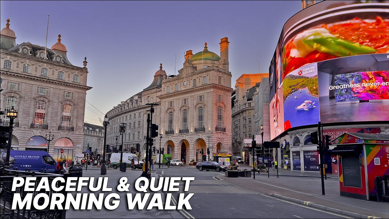 Morning stroll in Leicester Square and China Town; calm and beautiful just before the city wakes up!