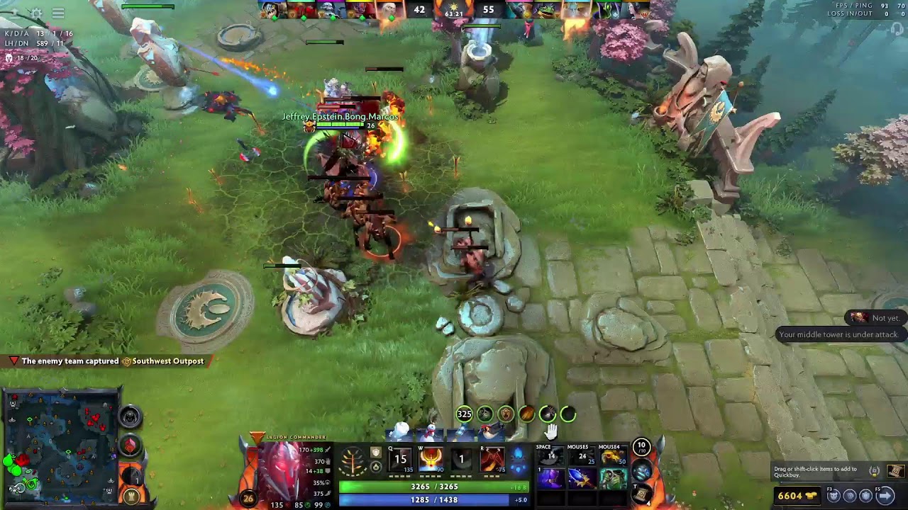 Dota 2 spamming invoker in ranked games