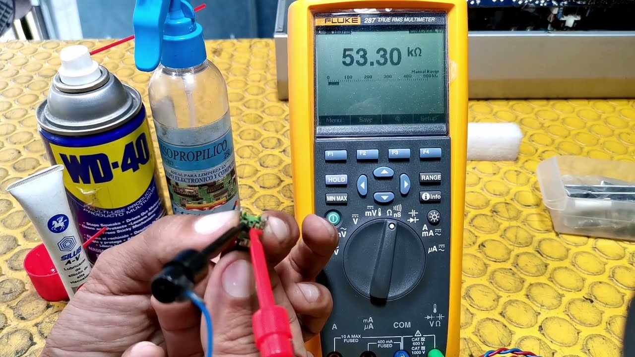 Limpieza de potenciómetros. @djomarlora