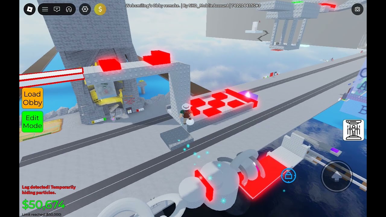 Web of the course. A Obby Creator Origin and Remake Comparison.