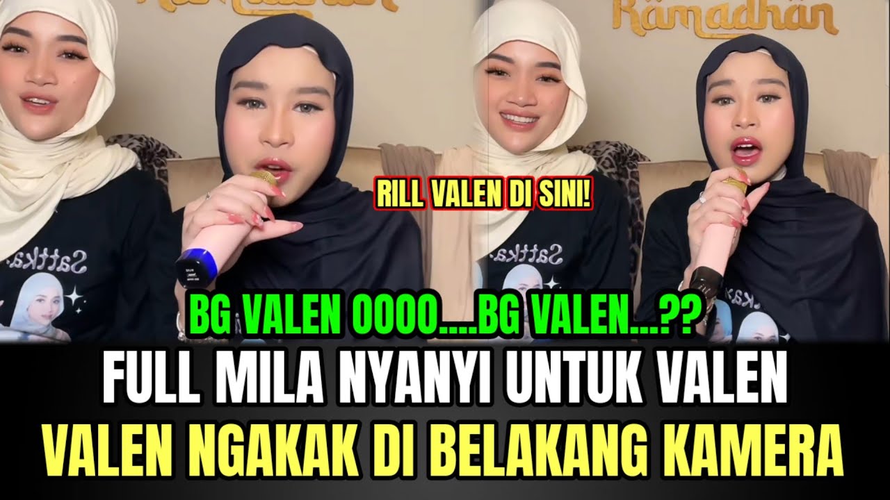 FULL Mila Nyanyi Untuk Valen, Valen Ngakak di Belakang Kamera!