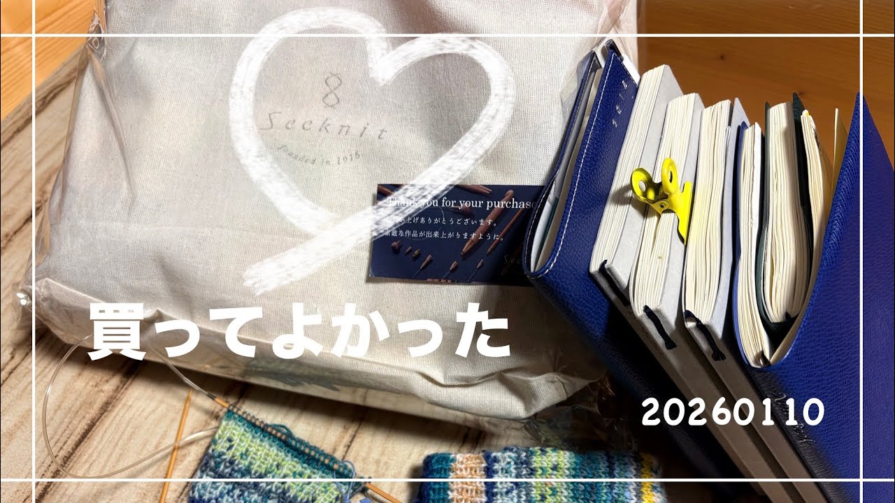 【2026毛糸】「パンドラハウス」「謎の福袋L」「歴代編み物ノート」自分自身が楽しむための動画です。