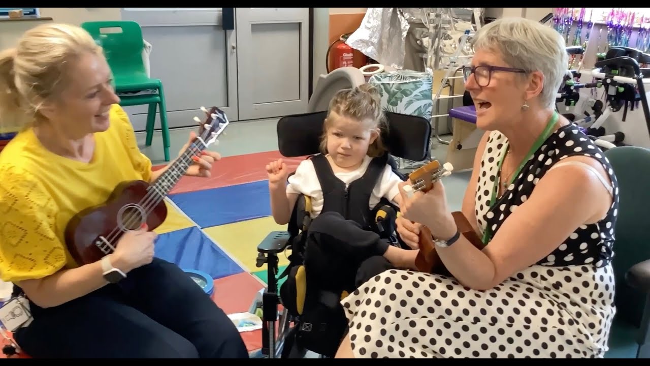 Using ukeleles in sensory music workshops with SEND children