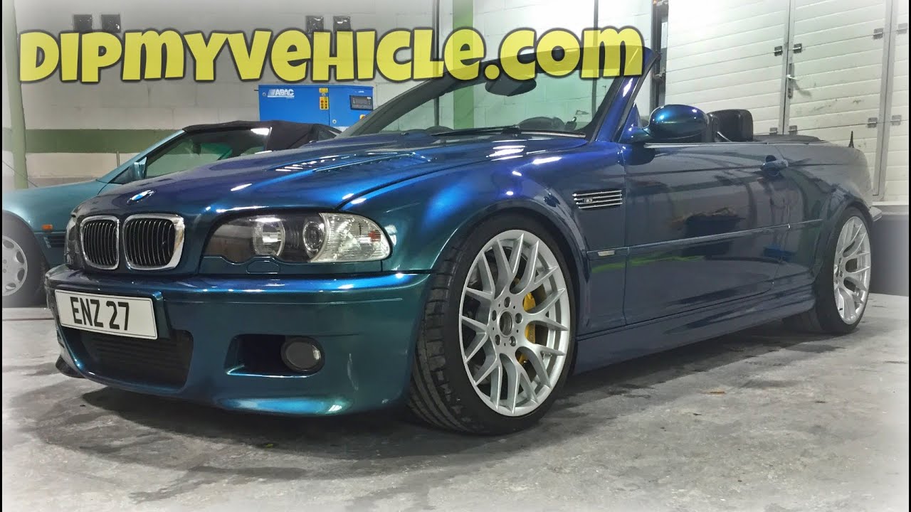 Autoflex Dip | BMW E46 M3 ESS Supercharged | сверкающая цветная пленка, смотрите и удивляйтесь..