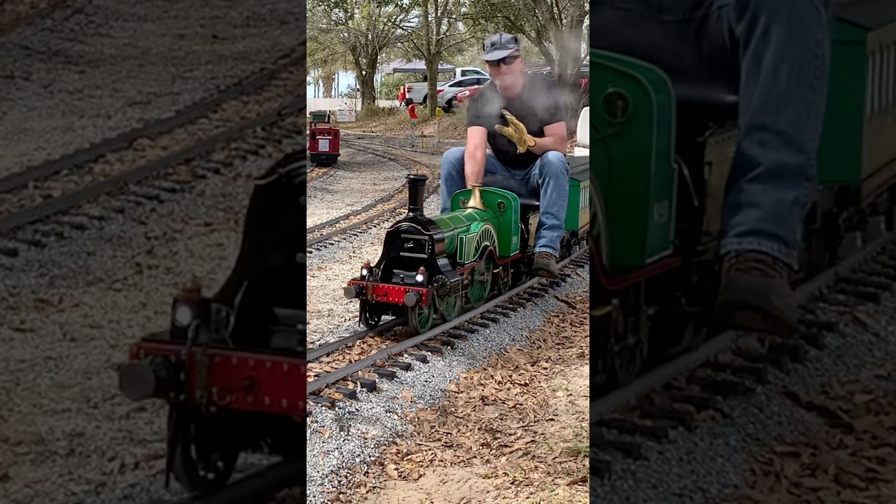 UK Steam Locomotive With Giant Human!  GNR Railway, JawTooth shorts