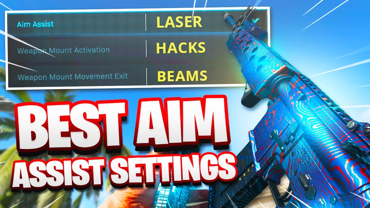 The NEW BEST SETTINGS to IMPROVE Aim Assist! (Modern Warfare Warzone)