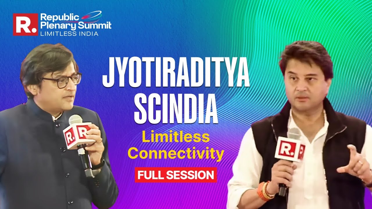 Jyotiraditya Scindia at Republic Plenary Summit 2025 | India's Flight To Limitless Connectivity