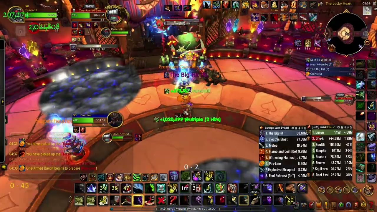 Hunter solo - Durendil vs The One Armed Bandit