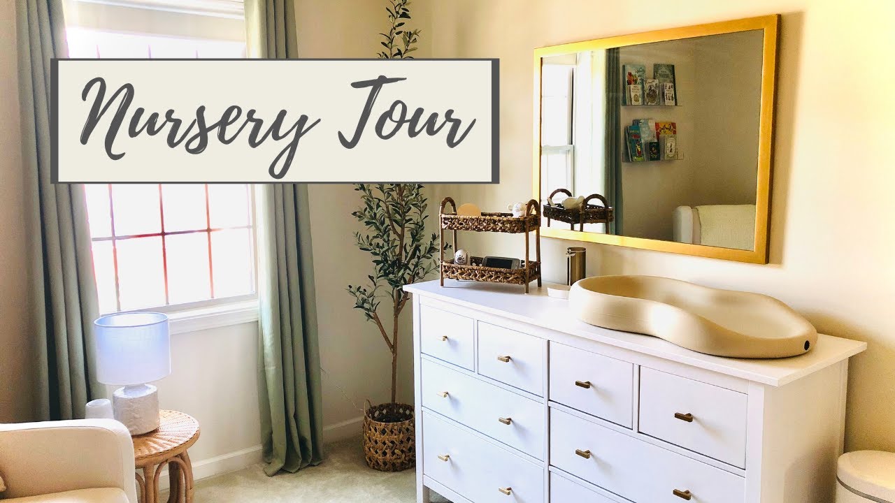 GENDER NEUTRAL NURSERY TOUR | Nursery Organization ✨👶🏼