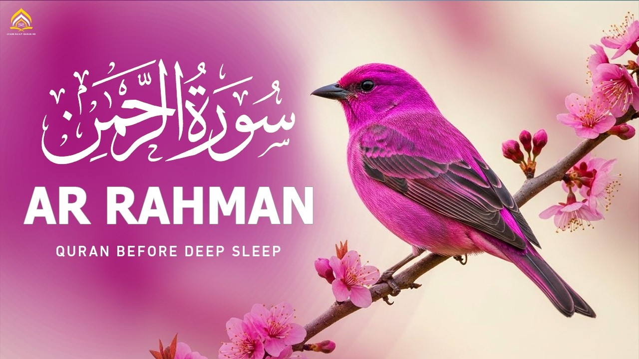 Surah Ar-Rahman (سورة الرحمن) | Deep Sleep, Stress Relief & Inner Peace | Beautiful Quran Recitation
