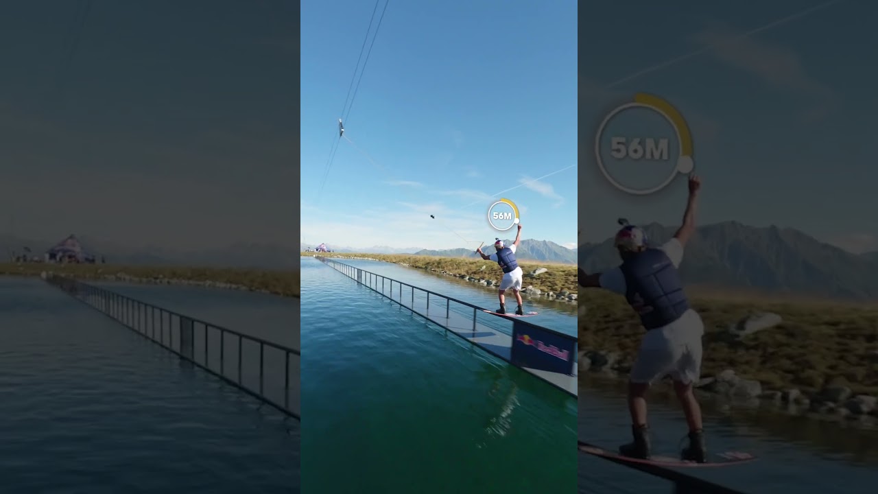 World's Longest Railslide On A Wakeboard 😮&zwj;💨
