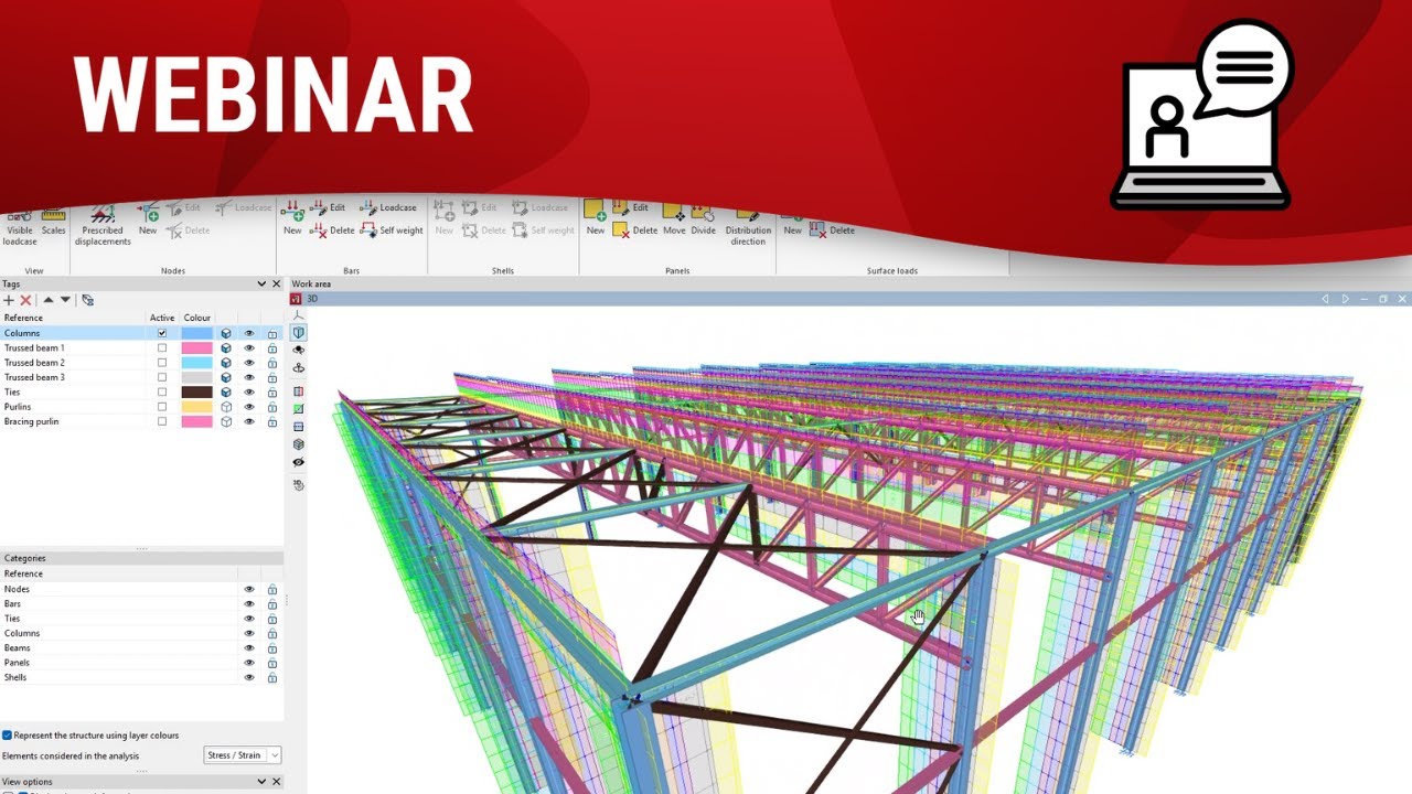 A nova interface do CYPE 3D
