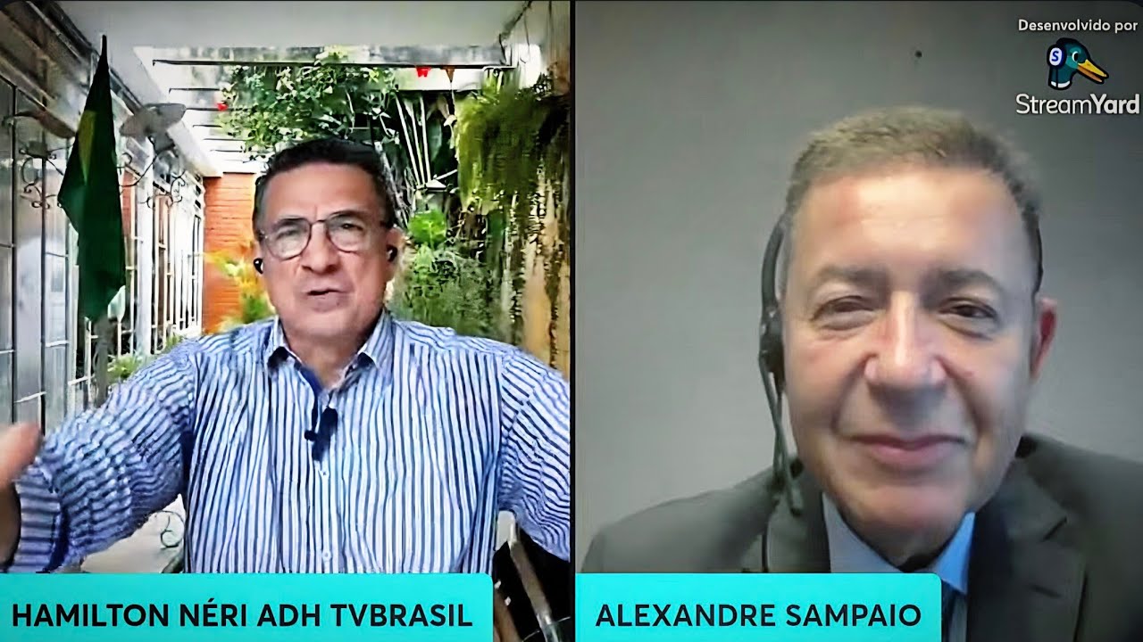 HAMILTON NÉRI, RECEBE ALEXANDRE SAMPAIO, DIRETOR CNC , PRESIDENTE DA FBHA NA ADH TVBRASIL