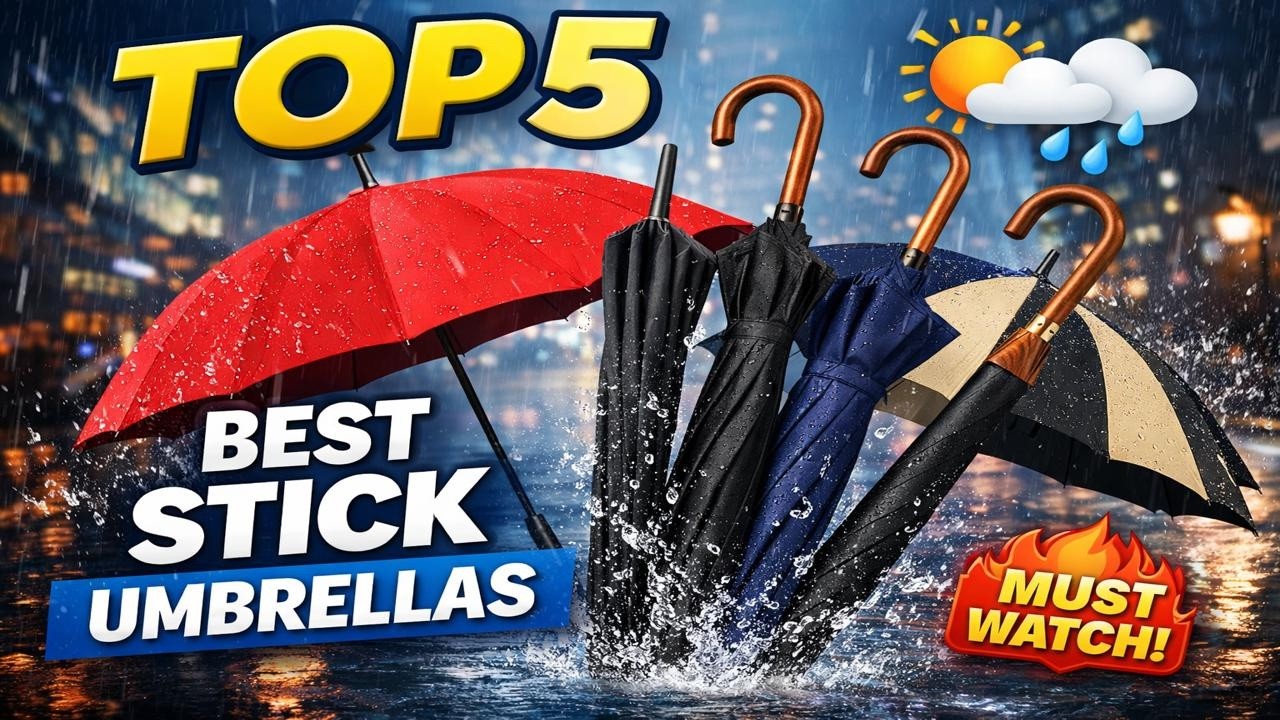 Top 5 Best Stick Umbrellas 2026 – Stylish, Durable & Windproof!