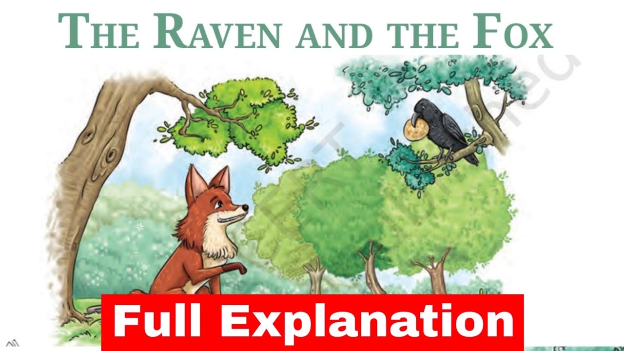 The Raven and the Fox poem Explanation class 6 English Poorvi | EDUMAGNET